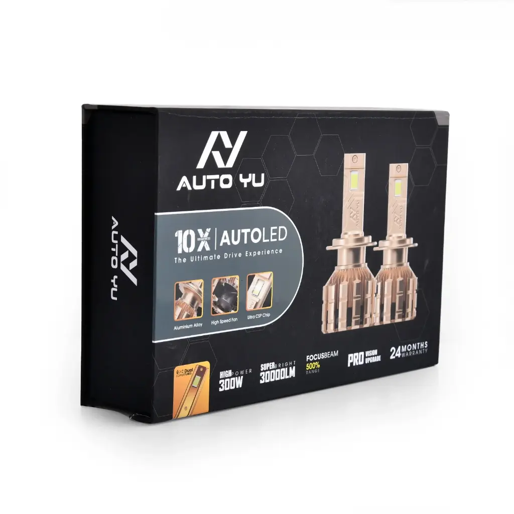 Auto Yu 300Watt LED 30000 Lumens Light Bulb