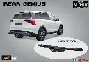 M Tek Rear Guard – Premium Stainless Steel Protection, Available in Black and Steel Finish