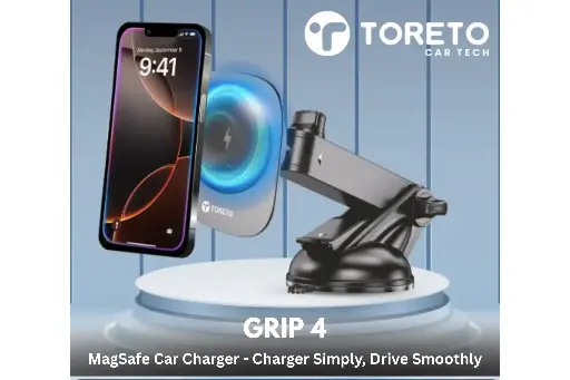 Toreto GRIP 4 Apple MagSafe Wireless Car Charger