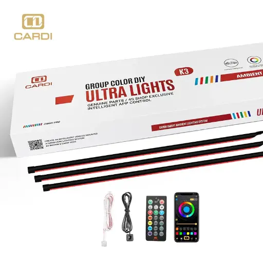Car Ambient Light K4 (6 In 1 ) (10 in 1) (14 in 1) (18 in 1)