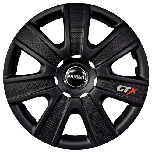 PRIGAN GTX BLACK WHEEL COVER (Set of 4) AVAILABLE IN 12,13,14,15 INCH 