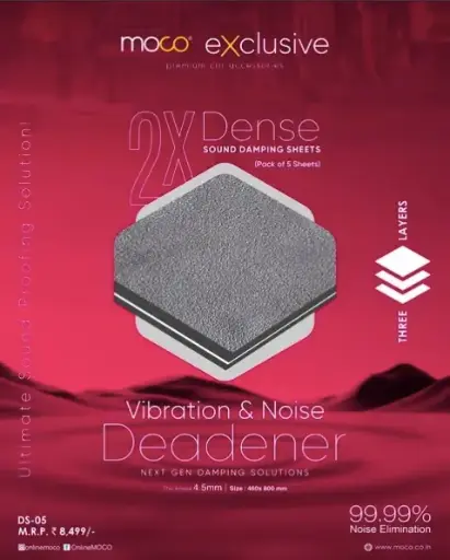 MOCO Triple-Layer Sound Damping Sheets – Premium Noise and Vibration Control 