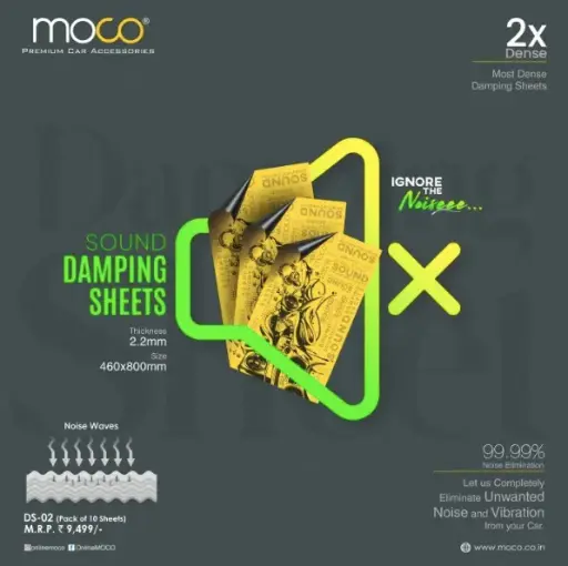 MOCO Ultra-Dense Sound Damping Sheets – Premium Noise Reduction 